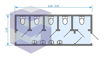 Сантехнический модуль СБК-3